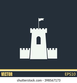 Vector icon fortress