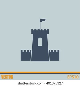 Vector icon fortress