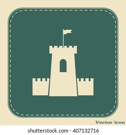 Vector icon fortress