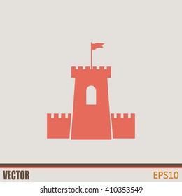 Vector icon fortress