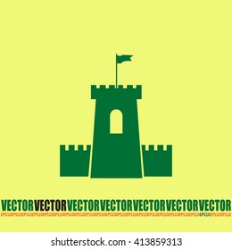 Vector icon fortress