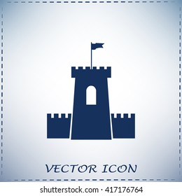 Vector icon fortress