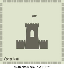 Vector icon fortress