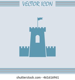 Vector icon fortress