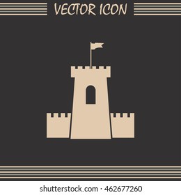 Vector icon fortress