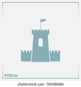 Vector icon fortress