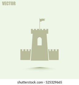 Vector icon fortress