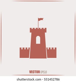 Vector icon fortress