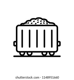 Vector icon for fossil 