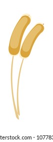 vector icon fox tail