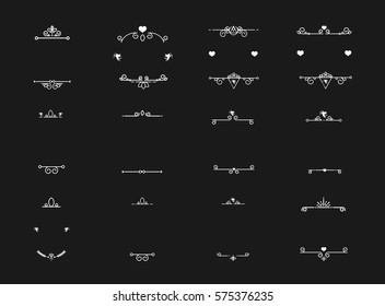 Vector icon of frame corners on black background