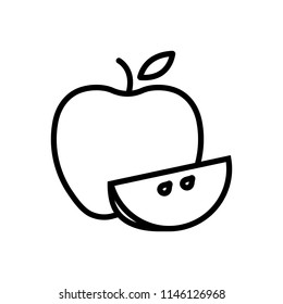 Vector icon for fruit