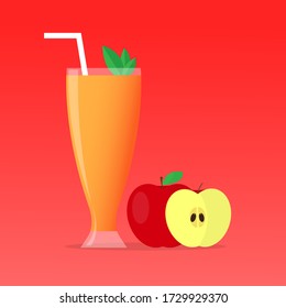 Vector Icon Of a Fruit Juice Collection