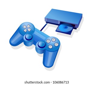 vector icon game console