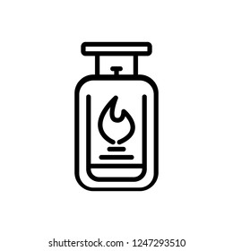 Vector icon for gas