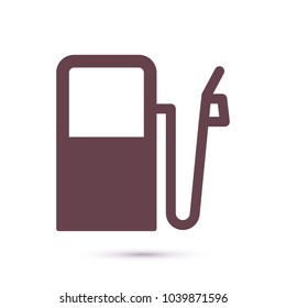Vector icon gas station 10 EPS