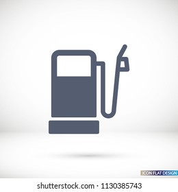 Vector icon gas station 10 EPS