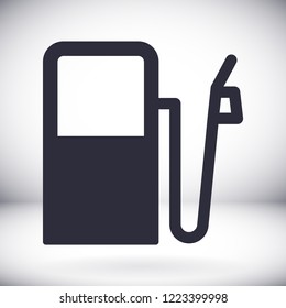Vector icon gas station 10 EPS