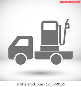 Vector icon gas station 10 EPS