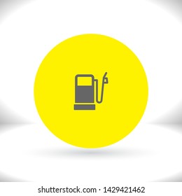 Vector icon gas station 10 EPS . Lorem Ipsum Illustration design