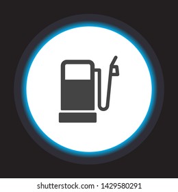 Vector icon gas station 10 EPS . Lorem Ipsum Illustration design