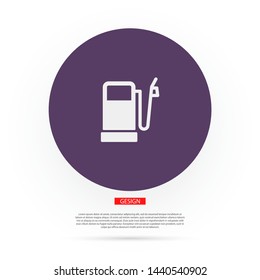 Vector icon gas station 10 EPS . Lorem Ipsum Illustration design
