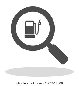 Vector icon gas station 10 EPS . Lorem Ipsum Illustration design