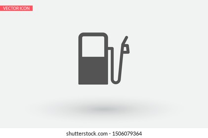 Vector icon gas station 10 EPS . Lorem Ipsum Illustration design