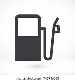 Vector icon gas station 10 EPS