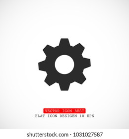 Vector Icon Gear Mechanism 10 EPS