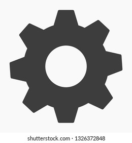 Vector icon gear mechanism 10 EPS