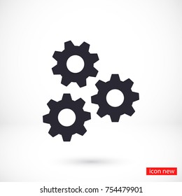 Vector Icon Gear Mechanism 10 EPS