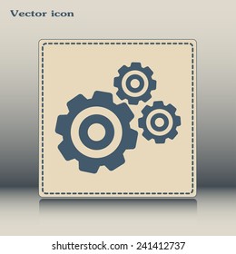 Vector icon gears
