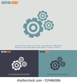 Vector icon gears