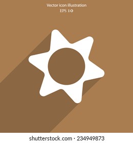 Vector icon gears background. Eps 10 vector illustration.