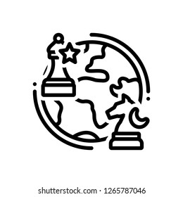 Vector Icon For Geopolitics