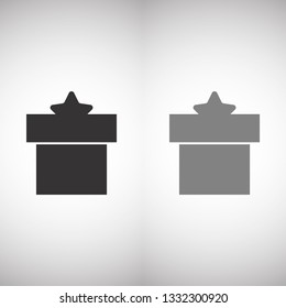Vector icon gift 10 EPS