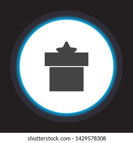 Vector icon gift 10 EPS . Lorem Ipsum Illustration design