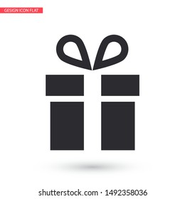 Vector Icon Gift 10 EPS . Lorem Ipsum Illustration Design