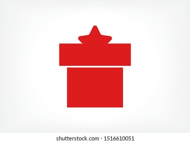 Vector icon gift 10 EPS . Lorem Ipsum Illustration design