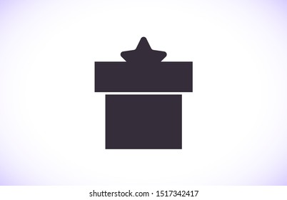 Vector icon gift 10 EPS . Lorem Ipsum Illustration design