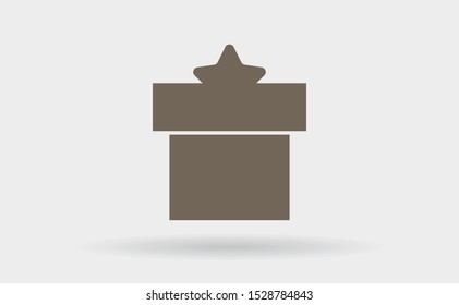 Vector icon gift 10 EPS . Lorem Ipsum Illustration design