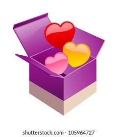 vector icon gift box