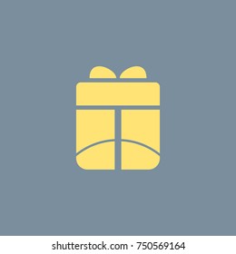 Vector icon of Gift Box. Eps-10. 
