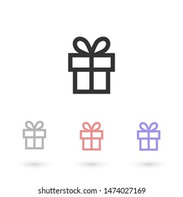 vector icon gift Illustration design.
