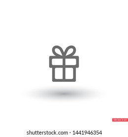 vector icon gift . Lorem Ipsum Illustration design