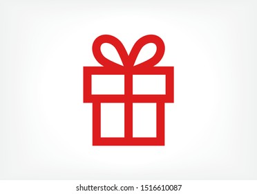 vector icon gift . Lorem Ipsum Illustration design