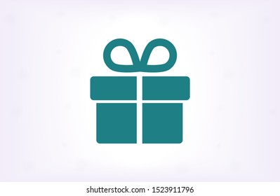 VECTOR ICON GIFT. lorem ipsum Flat Design JPG