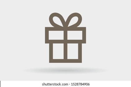 vector icon gift . Lorem Ipsum Illustration design