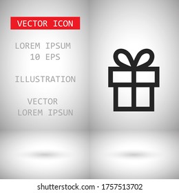 vector icon gift . Lorem Ipsum Illustration design